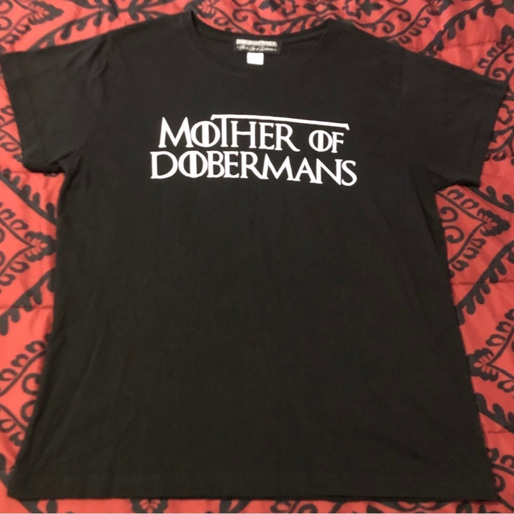 Mother of Dobermans Black T-Shirt
